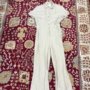 Women's Cream Jumpsuit